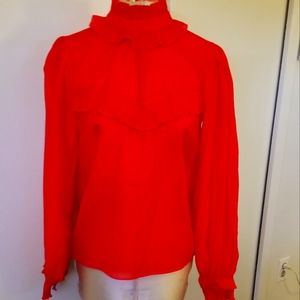 Red H&M blouse